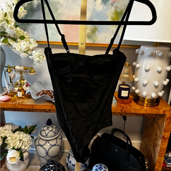 J. Crew Other - J. Crew Black Strappy Bodysuit NWT